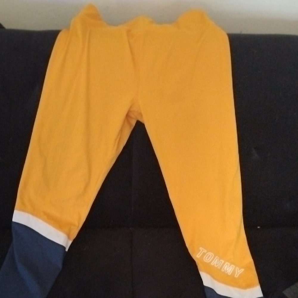 Tommy Hilfiger Yellow and Blue Leggings